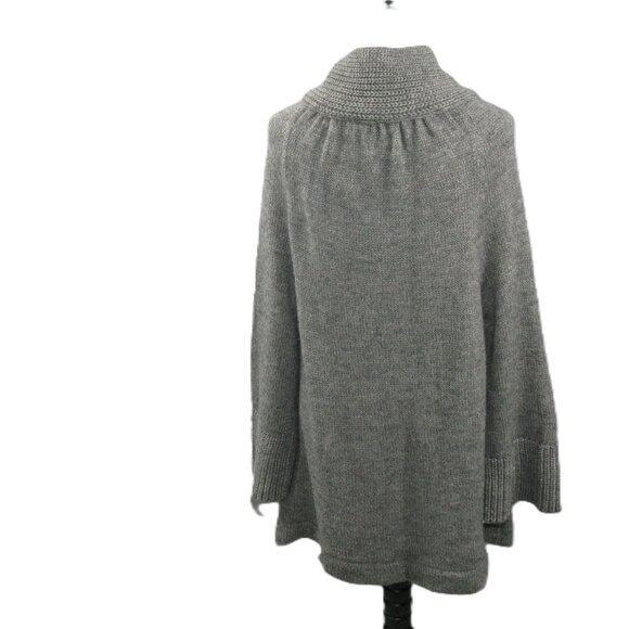 Chico's Gray Wool/Alpaca Blend Cardigan Sweater Size 3 or XL - Picture 4 of 7